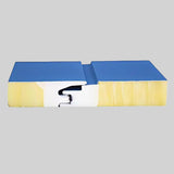 Polyurethane edge sealing rock wool exterior wall panel