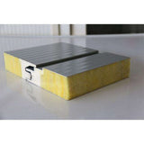 Polyurethane edge sealing rock wool soundproof exterior wall panel