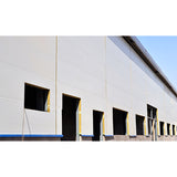 Polyurethane edge sealing rock wool soundproof exterior wall panel