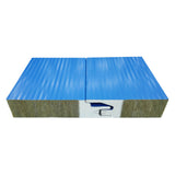 Polyurethane edge sealing rock wool exterior wall panel