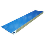 Polyurethane edge sealing rock wool exterior wall panel